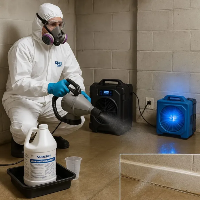 Sanitization and Odor Removal process in New Augusta, MS