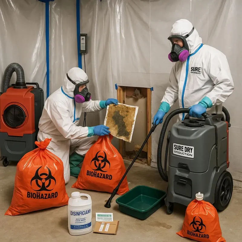 Contaminated Water Handling Protocols process in New Augusta, MS